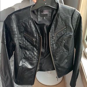 Faux leather jacket